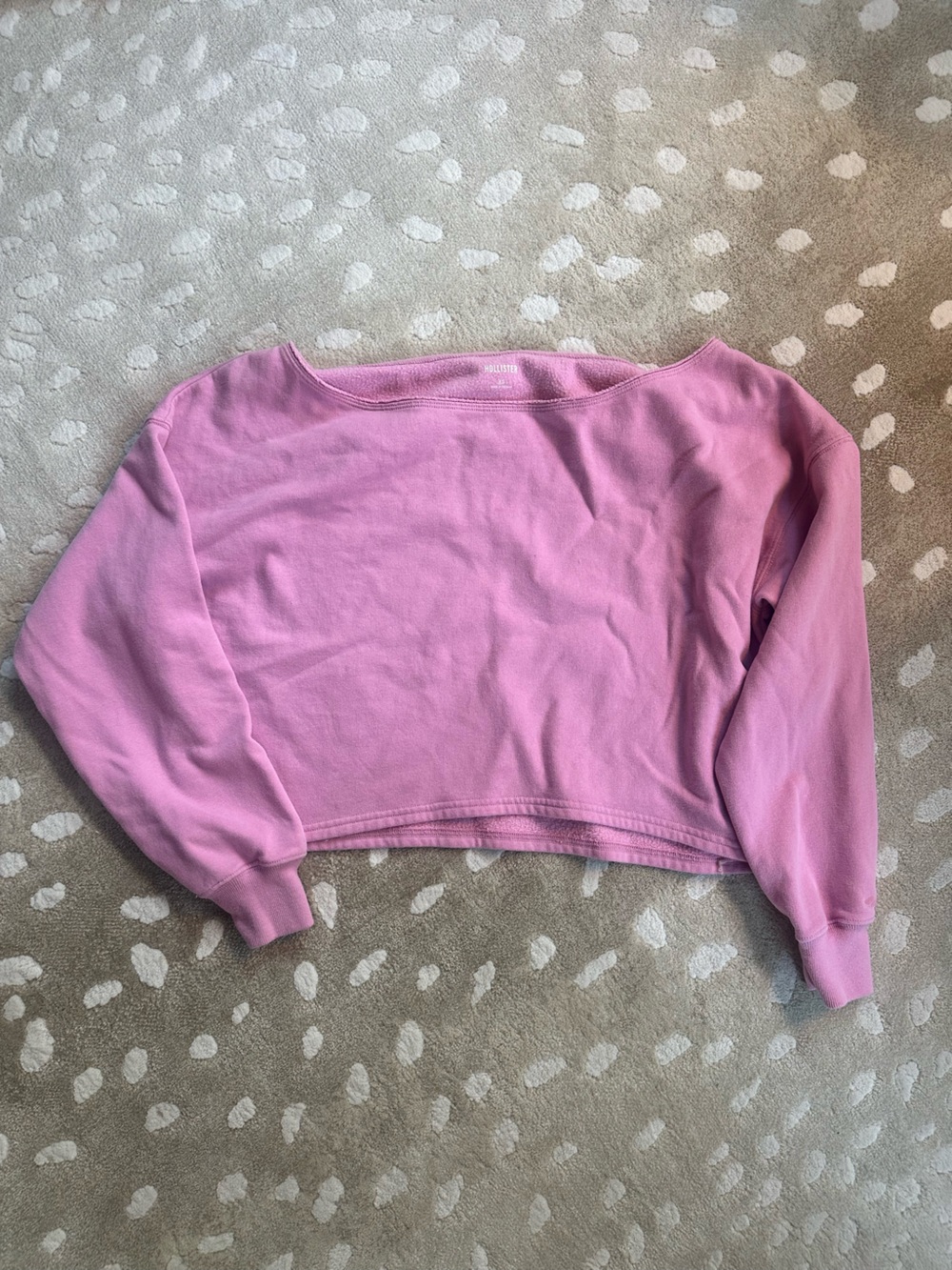 Pink Women's Cropped Sweatshirt - Hollister